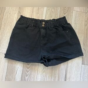 A Loves A Stylish High Waist Black Women's Shorts